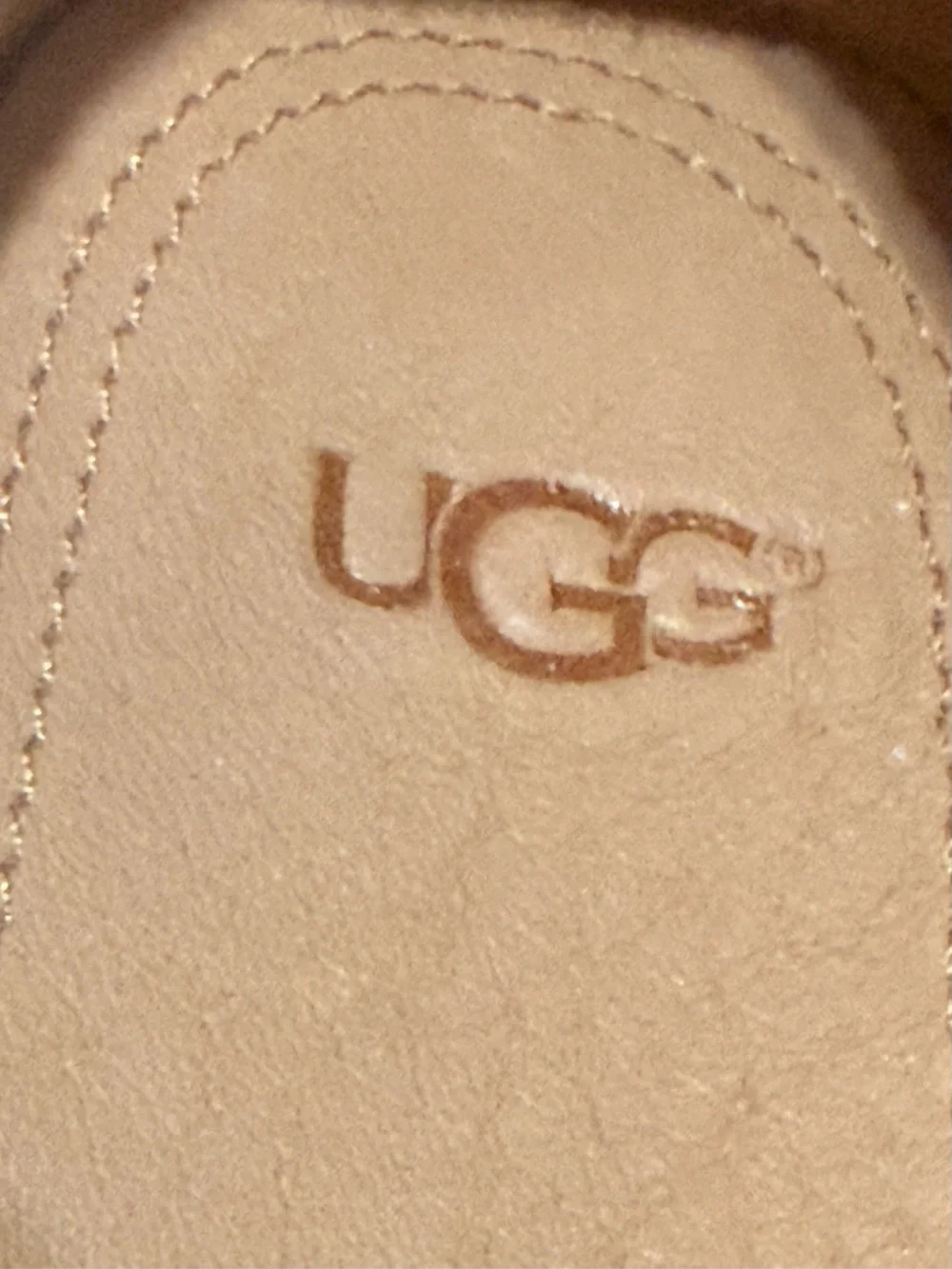UGG White Leather Women's Driving Loafers